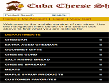 Tablet Screenshot of cubacheese.com